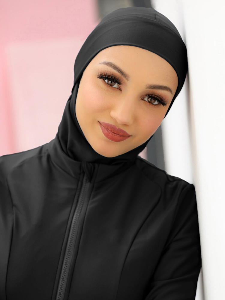 Summer Clothing Hijab - Muçulmano simples natação banho hijab feminino