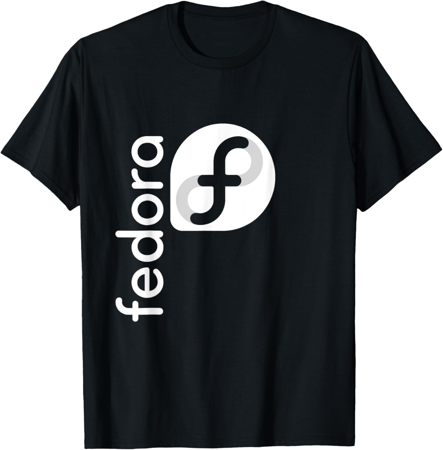 Summer Clothing Tagline - Camiseta Linux Fedora branca com logotipo