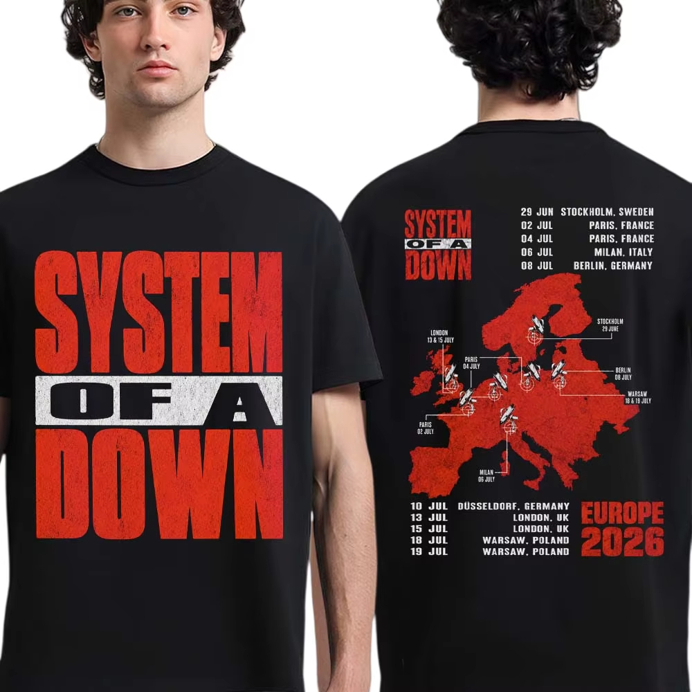 Summer Clothing Uk - Camiseta System of A Down EU