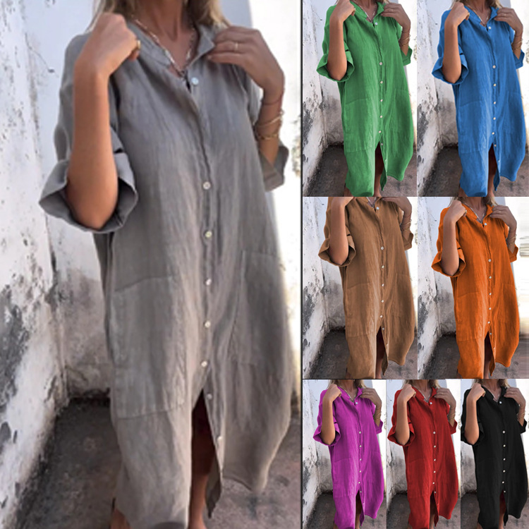 Summer Clothing Old Money - Vestido Camisa Feminino 2026 Estilo Old
