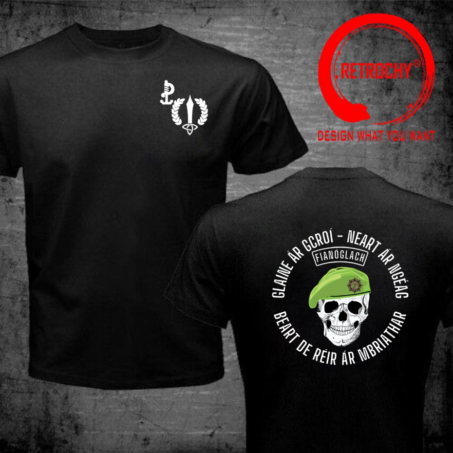 Ireland Summer Clothing - Camisa Masculina com Design Engraçado da