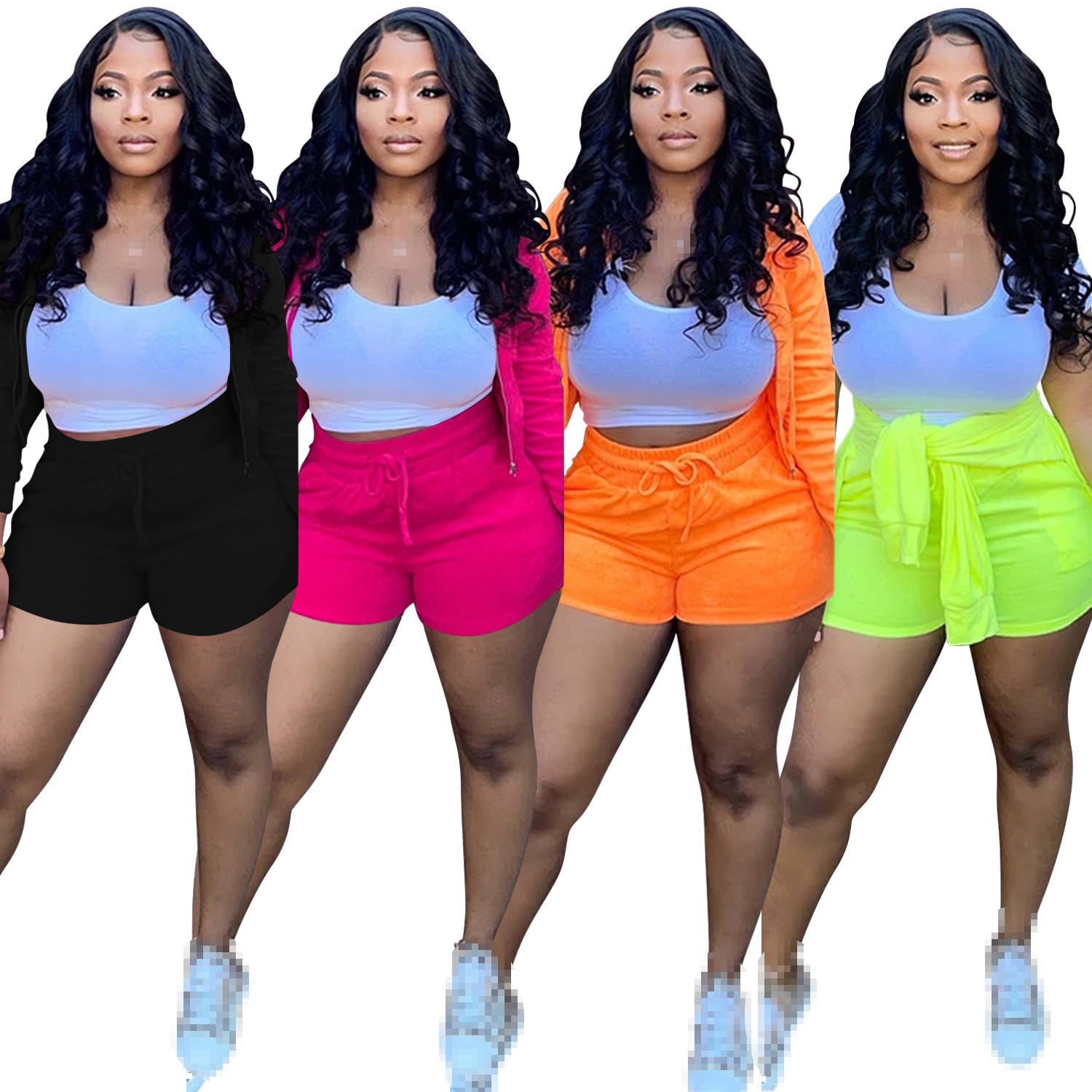 Summer Clothing Bundle - Conjuntos de 3 peças de shorts