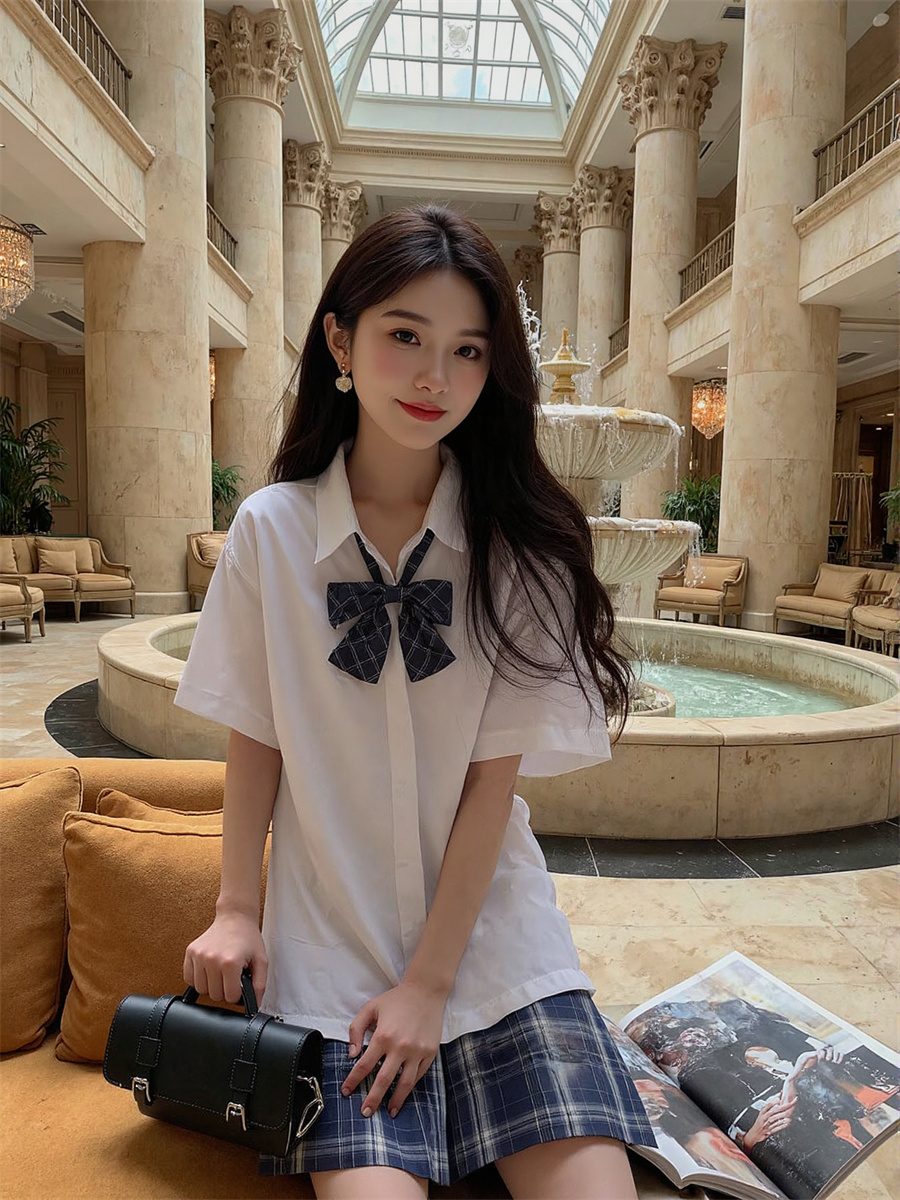 Summer Clothing Trends 2025 Women'S - Manga curta estilo coreano camisas longas