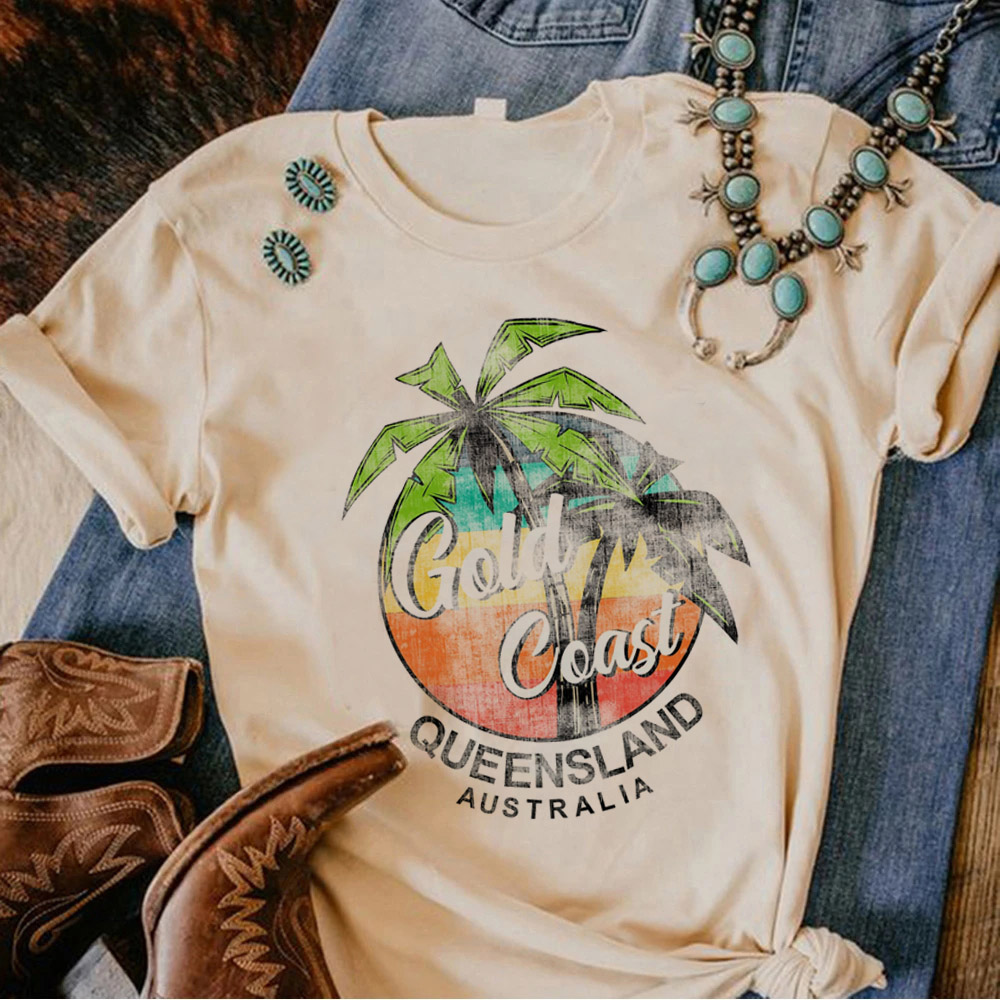 Summer Clothing Women Australia - Camiseta Anime australiana feminina, Vestuário de