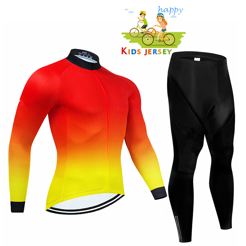 Summer Clothing Kids Sale - Conjunto de Jersey Ciclismo Manga Longa