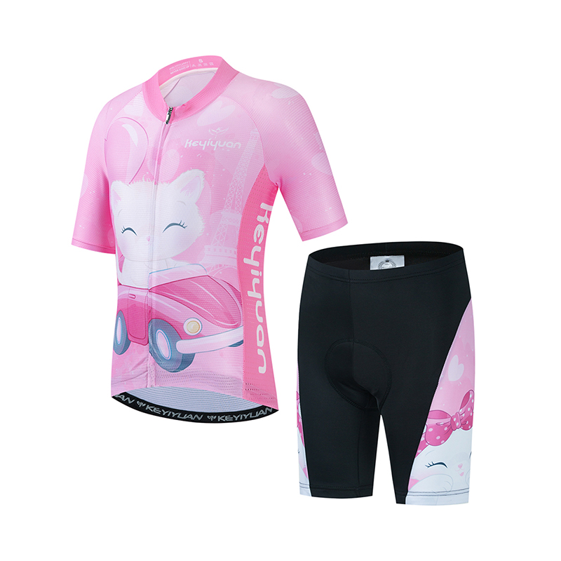 Summer Clothing Kids Sale - Keyiyuan crianças conjunto camisa de ciclismo