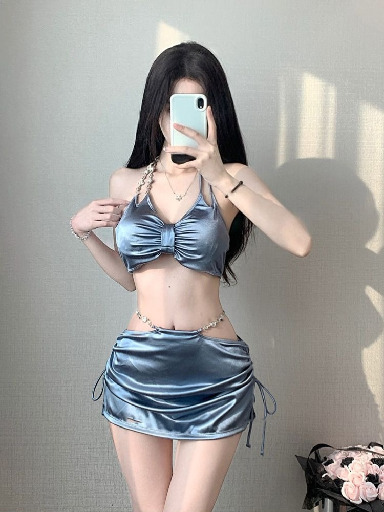 Bikini Set Push Up - Conjunto de biquíni feminino elegante com