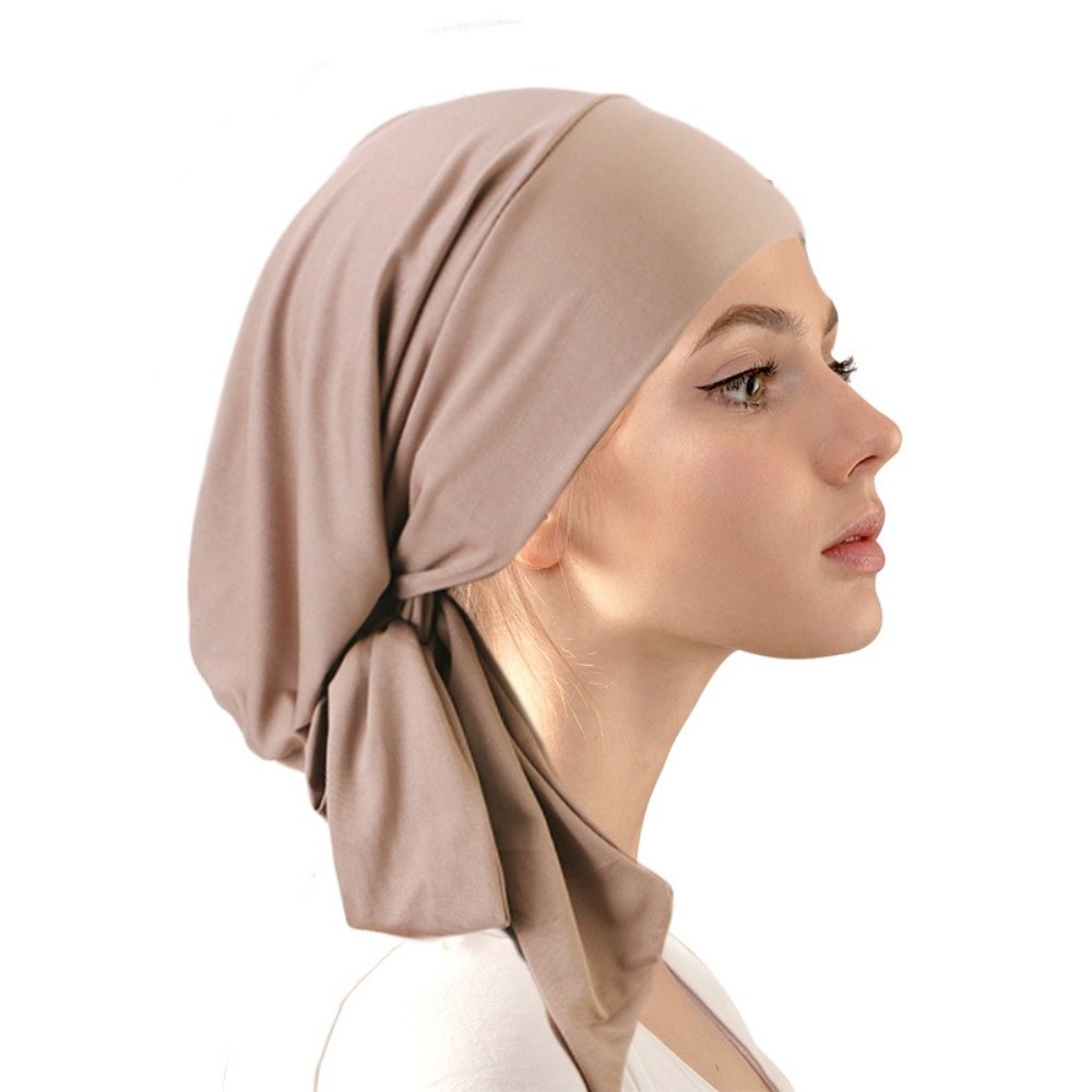 Summer Clothing Hijab - Novo Boné de Base Liso Respirável