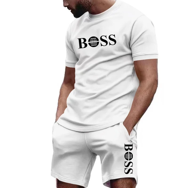 Summer Clothing Essentials - Conjunto de roupa esportiva masculina de