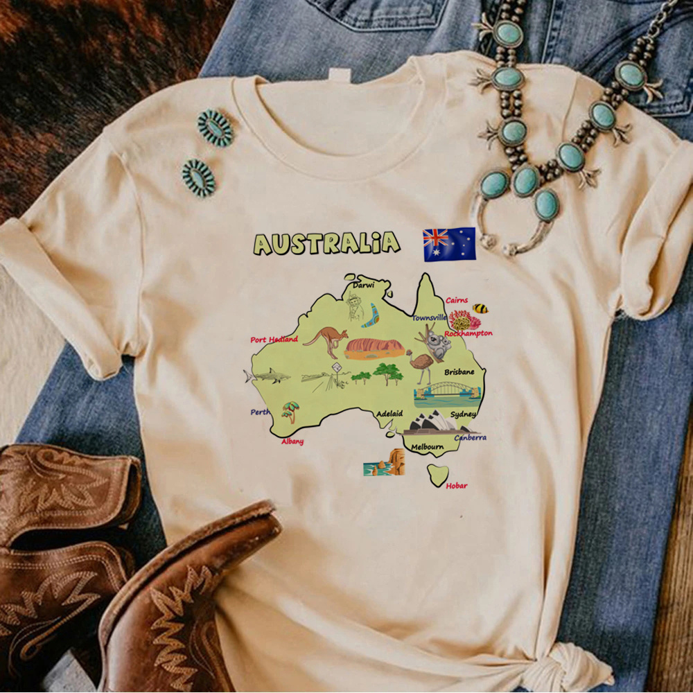 Summer Clothing Women Australia - Engraçado Austrália Koala T-shirt para mulheres,