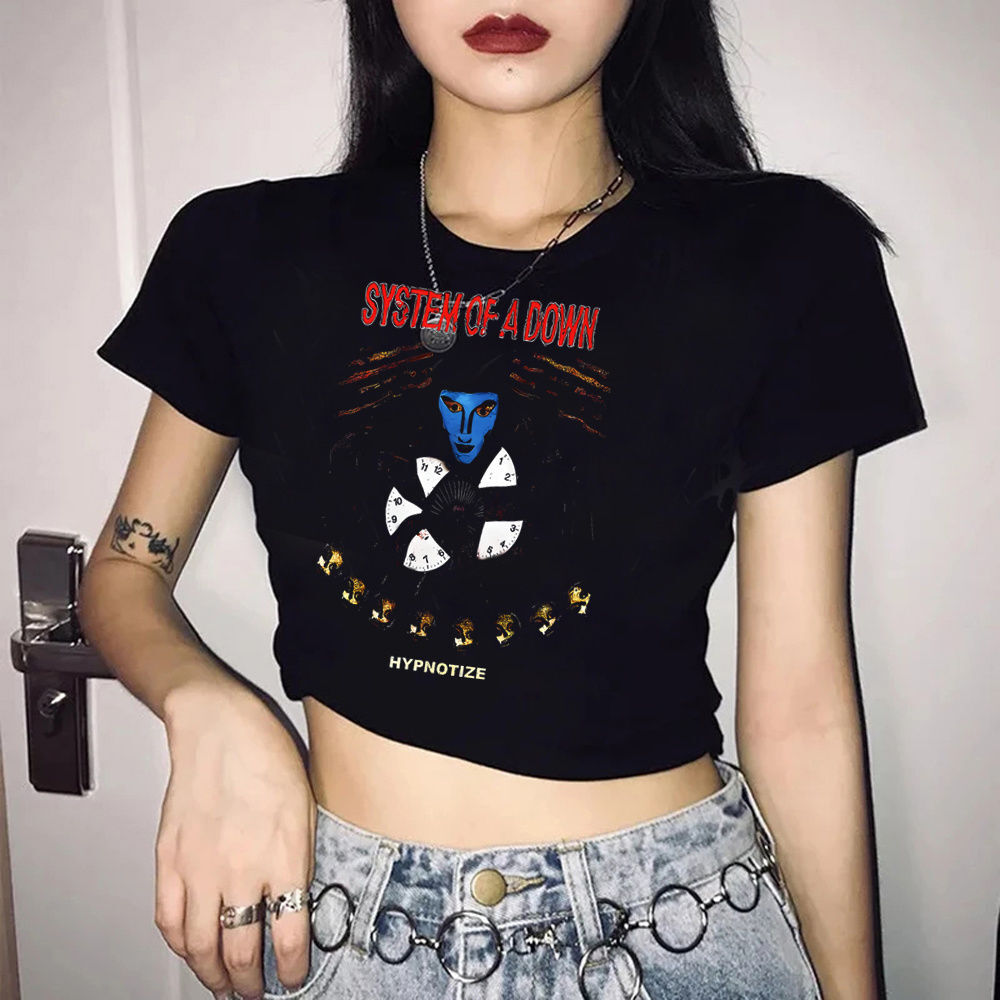 Camiseta Cropped Feminina Esti - Summer Grunge Clothing avaliação e preço