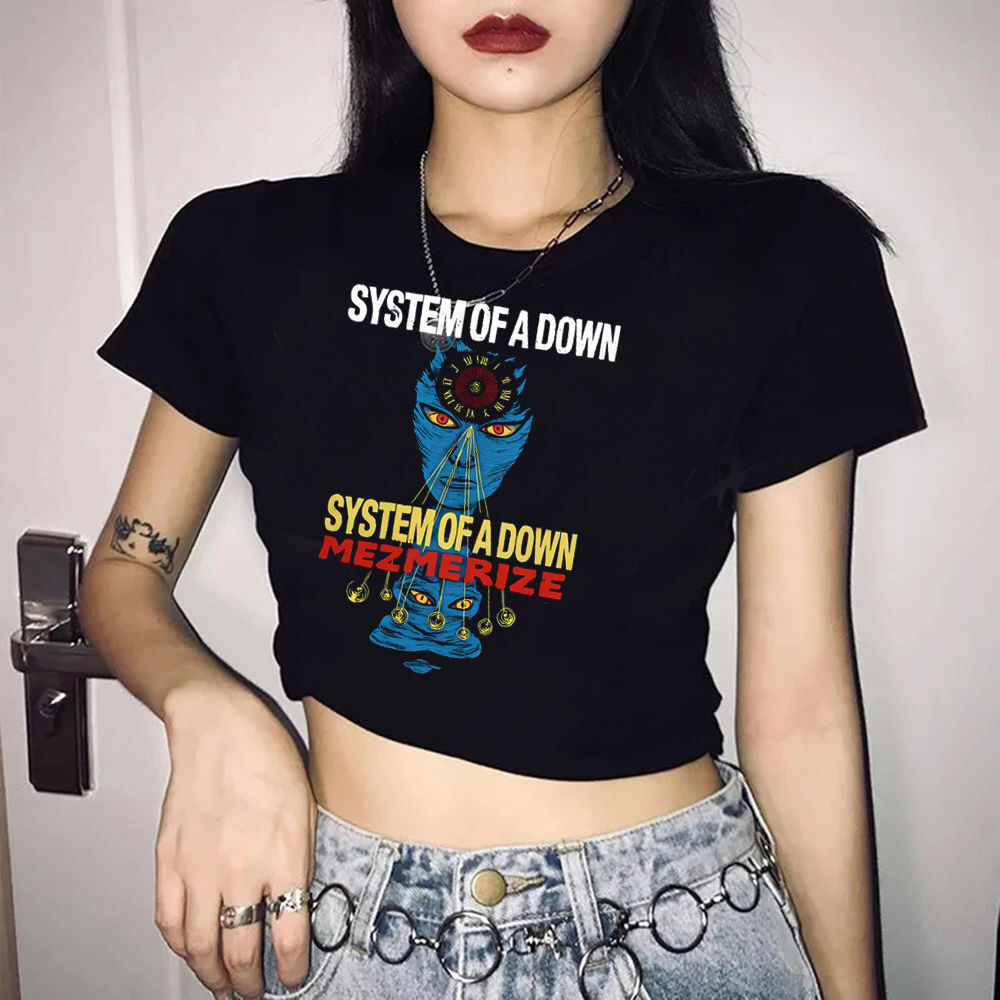 Camiseta Cropped Feminina Esti - Summer Grunge Clothing avaliação e preço