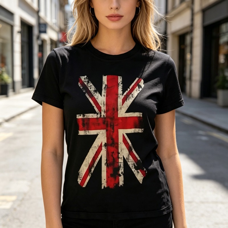 Camiseta Gráfica Union Jack Vi - Summer Clothing Uk avaliação e preço