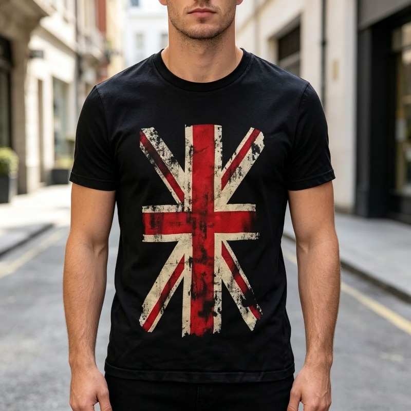 Camiseta Gráfica Union Jack Vi - Summer Clothing Uk avaliação e preço