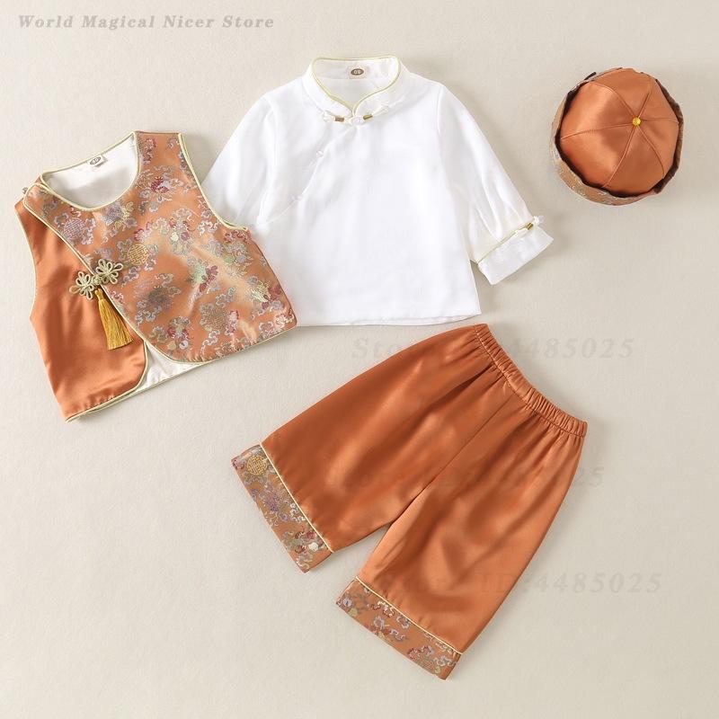 Roupa de Bebê Estilo Chinês pa - Summer Clothing For Baby Boy avaliação e preço