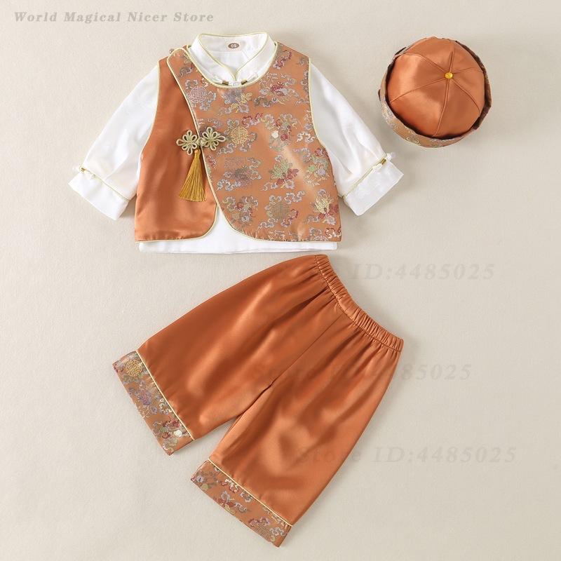 Roupa de Bebê Estilo Chinês pa - Summer Clothing For Baby Boy avaliação e preço