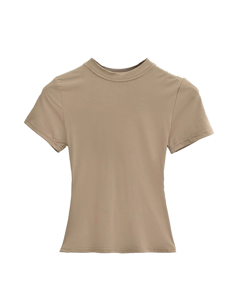 Camiseta Casual de Alta Qualid - Summer Clothing Trends 2025 Women'S avaliação e preço
