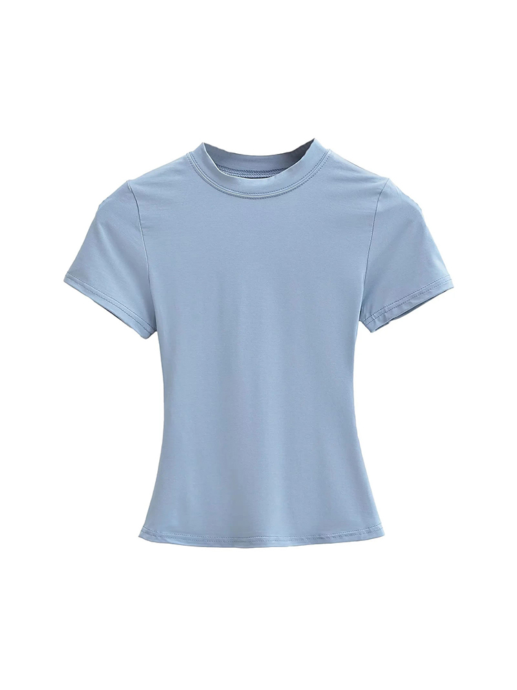 Camiseta Casual de Alta Qualid - Summer Clothing Trends 2025 Women'S avaliação e preço