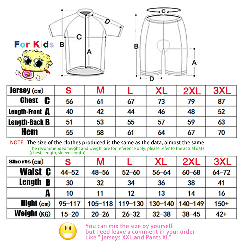 Conjunto de Ciclismo Infantil  - Summer Clothing Kids Sale avaliação e preço
