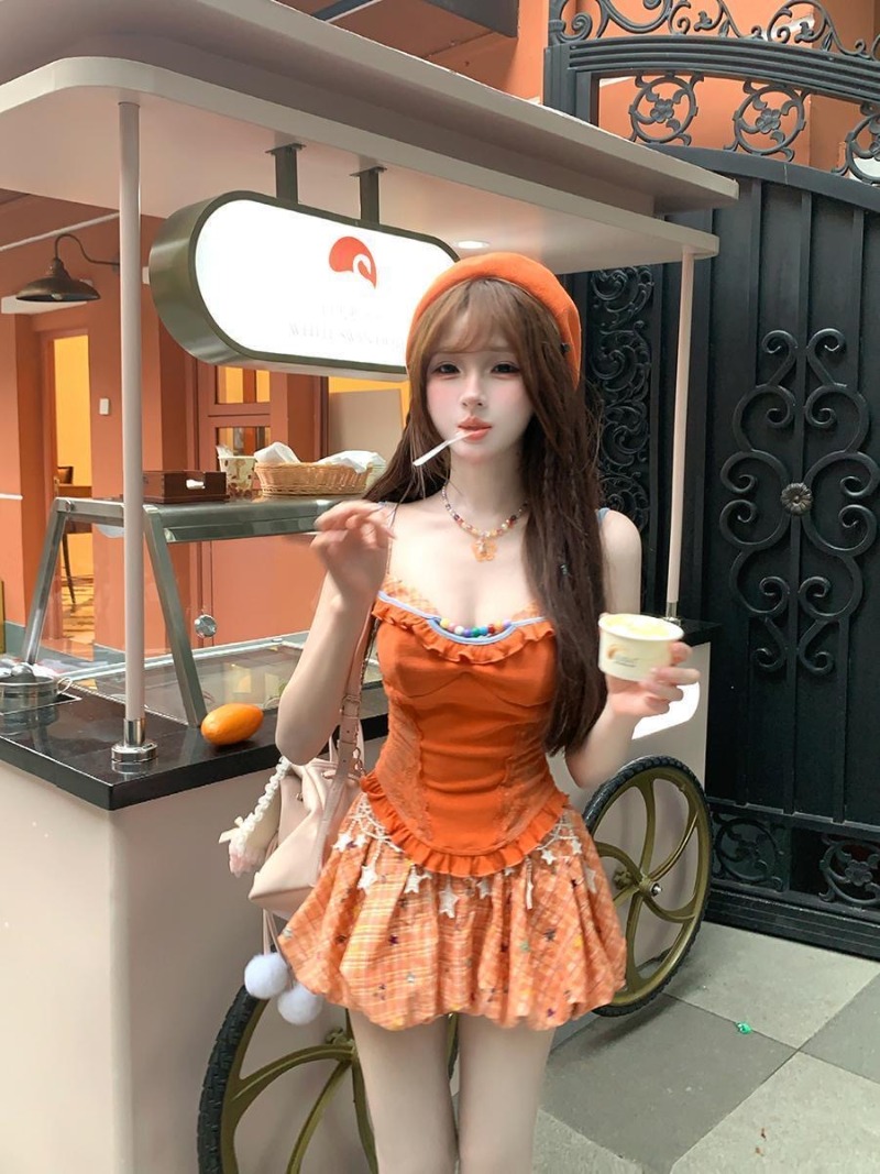 Novo Conjunto de Verão Laranja - Summer Clothing Bundle avaliação e preço