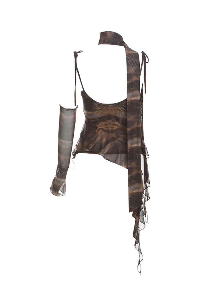 Grunge colheita topos harajuku - Summer Grunge Clothing avaliação e preço