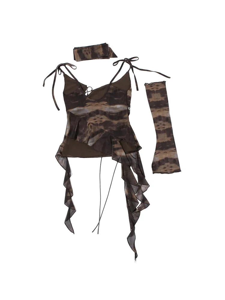 Grunge colheita topos harajuku - Summer Grunge Clothing avaliação e preço