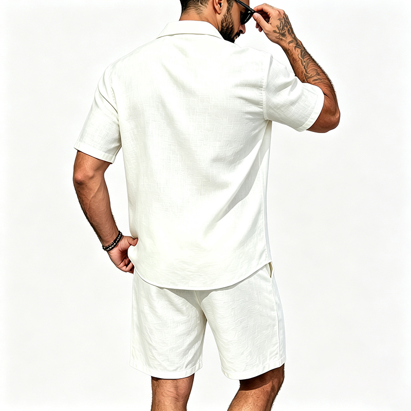 Conjunto Masculino de Linho de - Summer Clothing Essentials avaliação e preço