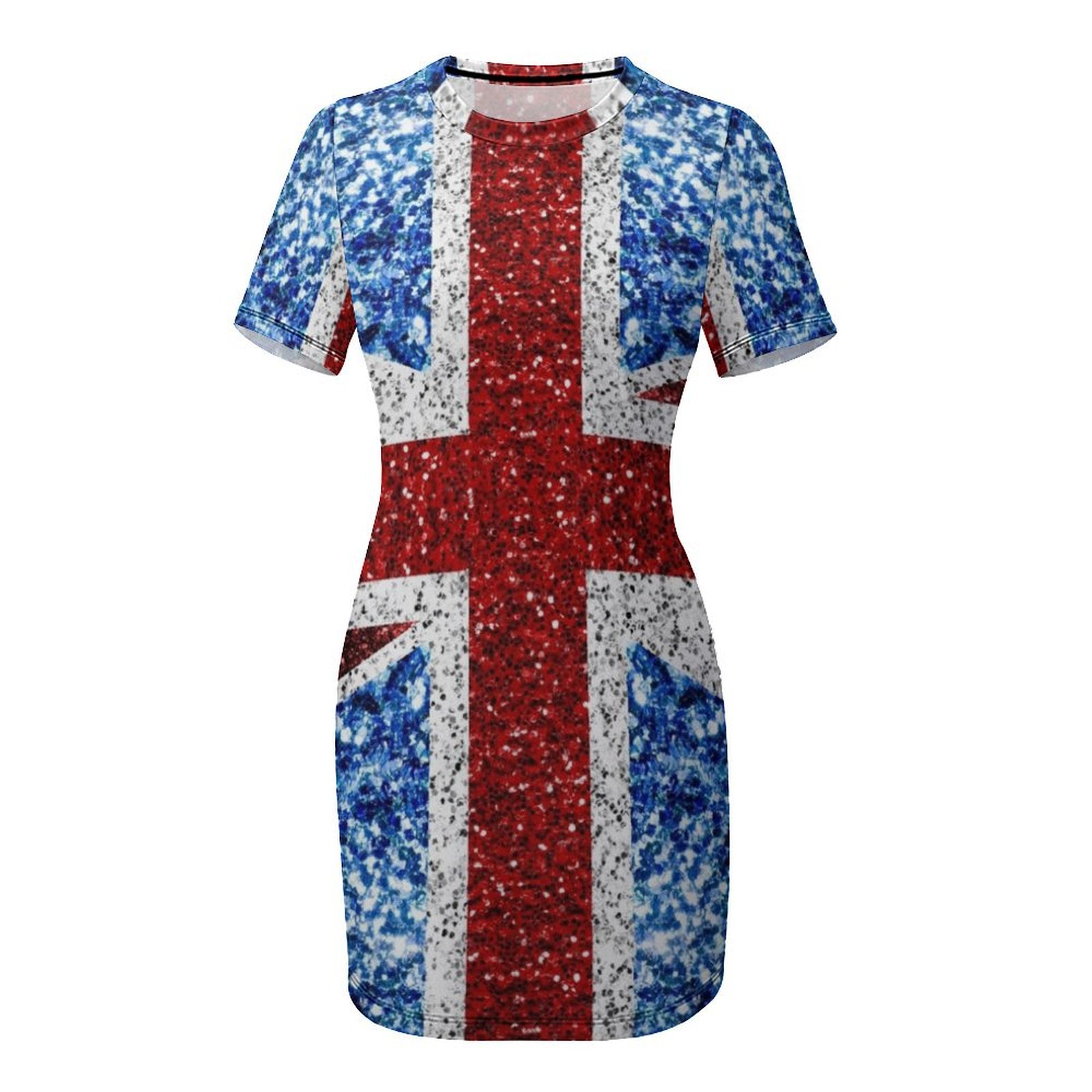 Vestido feminino de manga curt - Summer Clothing Women Uk avaliação e preço