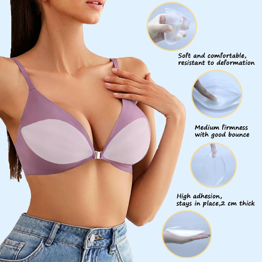 Almofadas Adesivas de Silicone - Bikini Set Push Up avaliação e preço