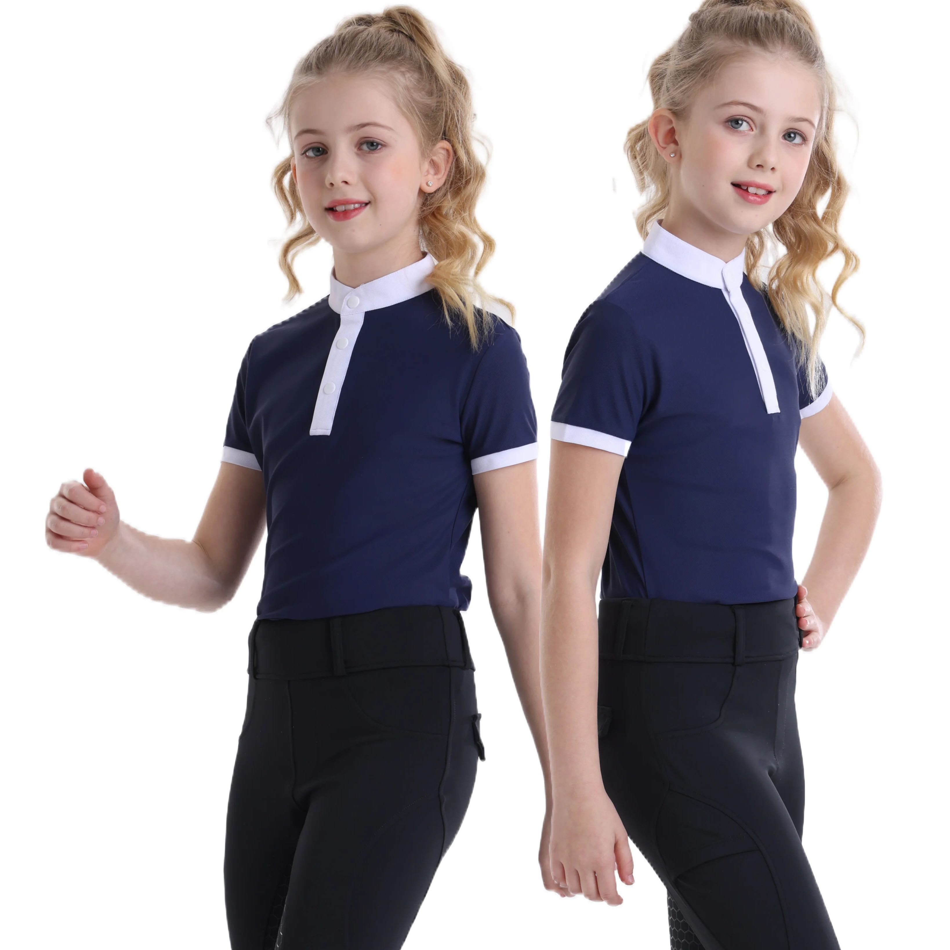 Verão crianças de manga curta  - Summer Equestrian Clothing avaliação e preço