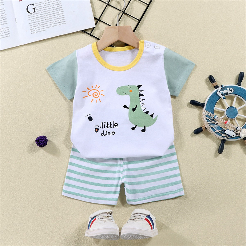 Conjunto de agasalho de algodã - Summer Clothing For Baby Boy avaliação e preço