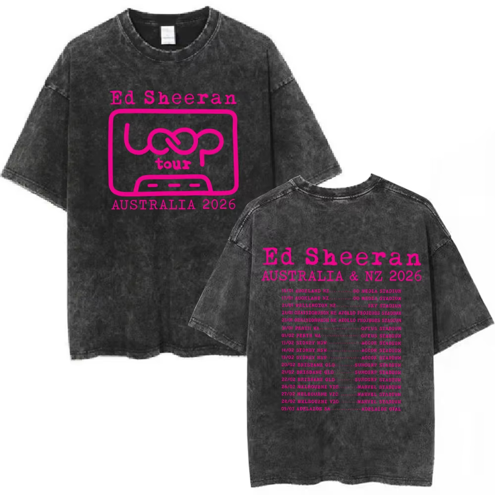 Camiseta Vintage Lavada Ed She - Summer Clothing Women Australia avaliação e preço