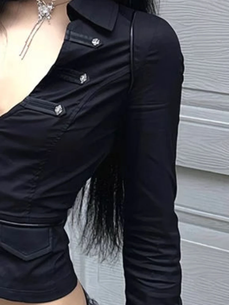 Y2k estética feminina sexy blu - Summer Grunge Clothing avaliação e preço