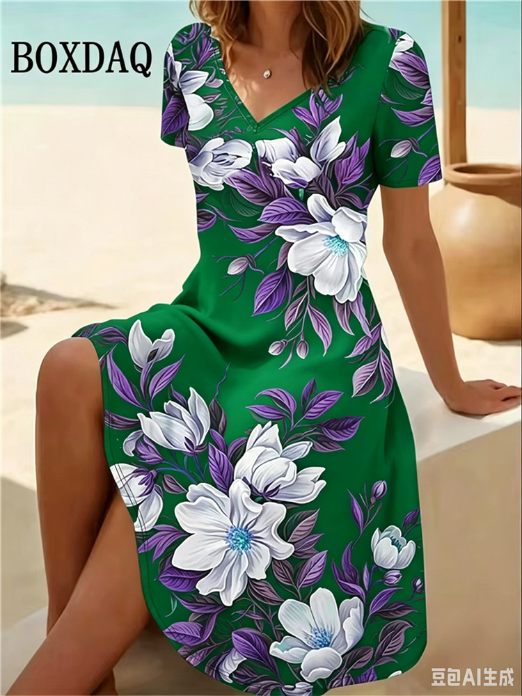 Vestidos Femininos Plus Size 6 - Summer Upf Clothing avaliação e preço