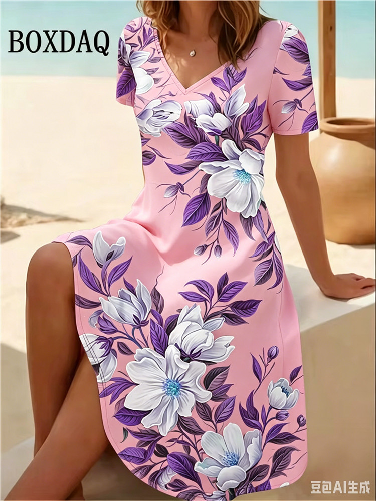 Vestidos Femininos Plus Size 6 - Summer Upf Clothing avaliação e preço