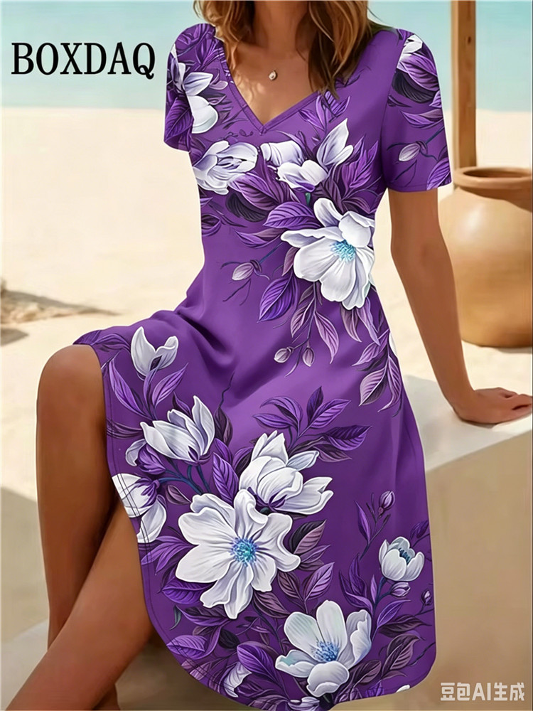 Vestidos Femininos Plus Size 6 - Summer Upf Clothing avaliação e preço