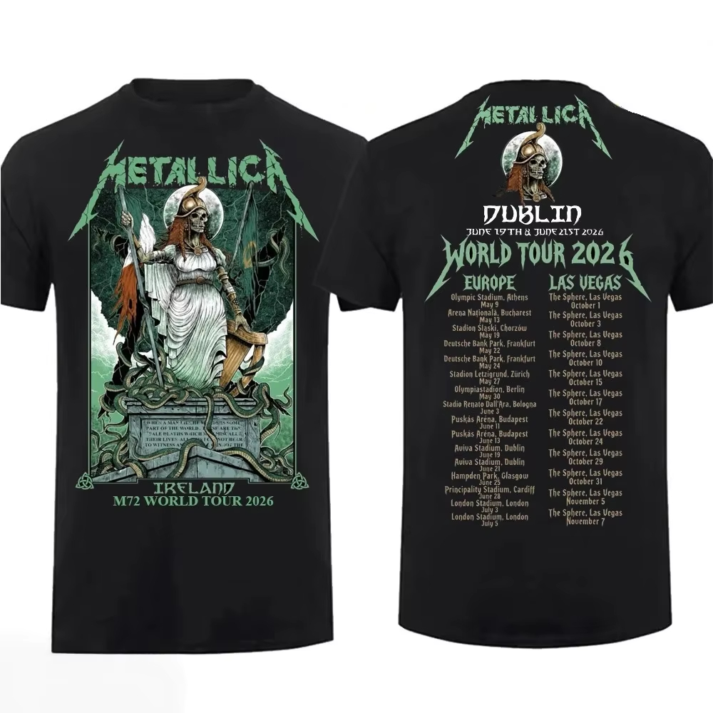 Camiseta Metallica Band M72 Wo - Ireland Summer Clothing avaliação e preço
