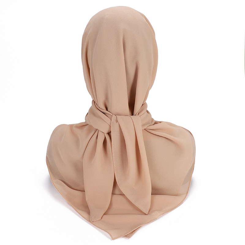 Hijab pesado de chiffon femini - Summer Clothing Hijab avaliação e preço