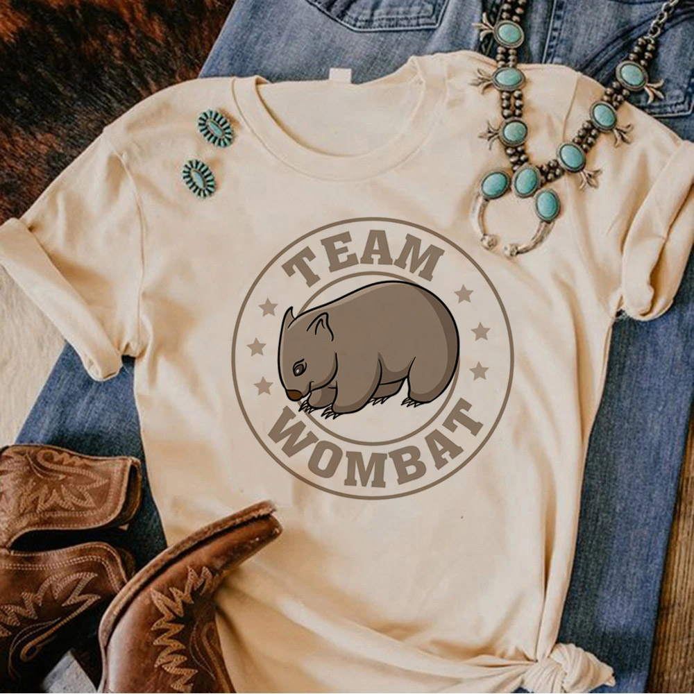 Camiseta Anime australiana fem - Summer Clothing Women Australia avaliação e preço