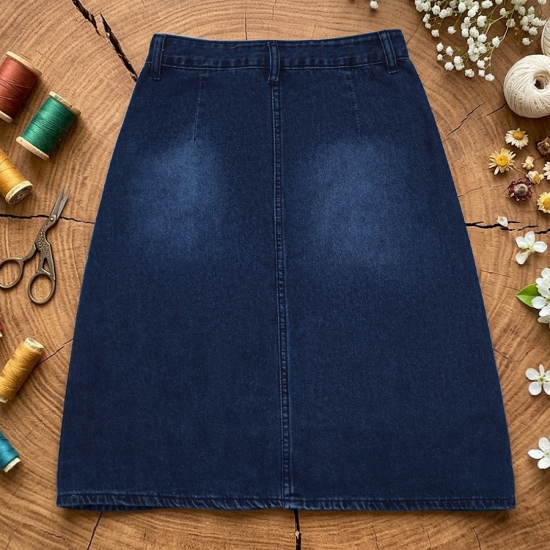 Saia Jeans Feminina de Cintura - Summer Quilt avaliação e preço