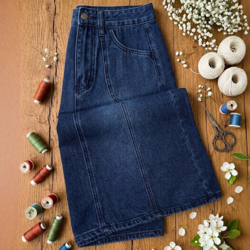Saia Jeans Feminina de Cintura - Summer Quilt avaliação e preço