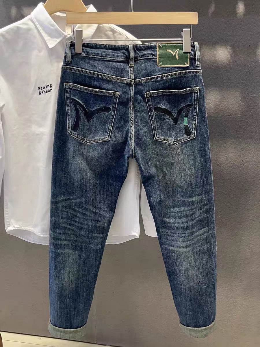 Roupas masculinas retro jeans  - Summer Clothing Trends 2025 avaliação e preço