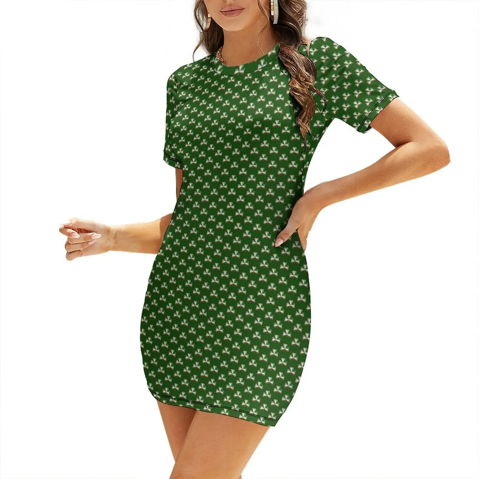 Vestido de Manga Curta com Cor - Ireland Summer Clothing avaliação e preço