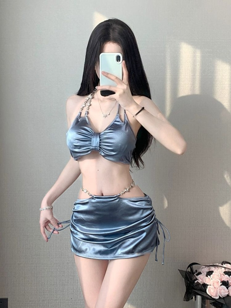 Conjunto de biquíni feminino e - Bikini Set Push Up avaliação e preço