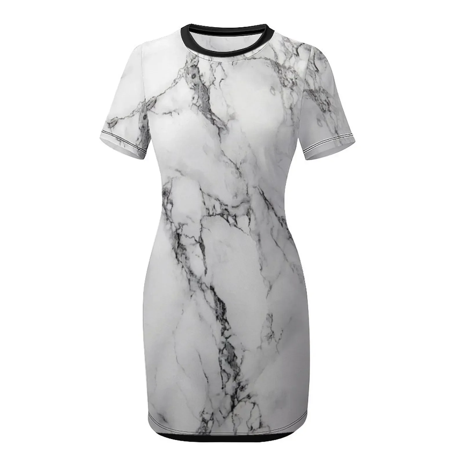 Vestido feminino de manga curt - Summer Clothing Images avaliação e preço
