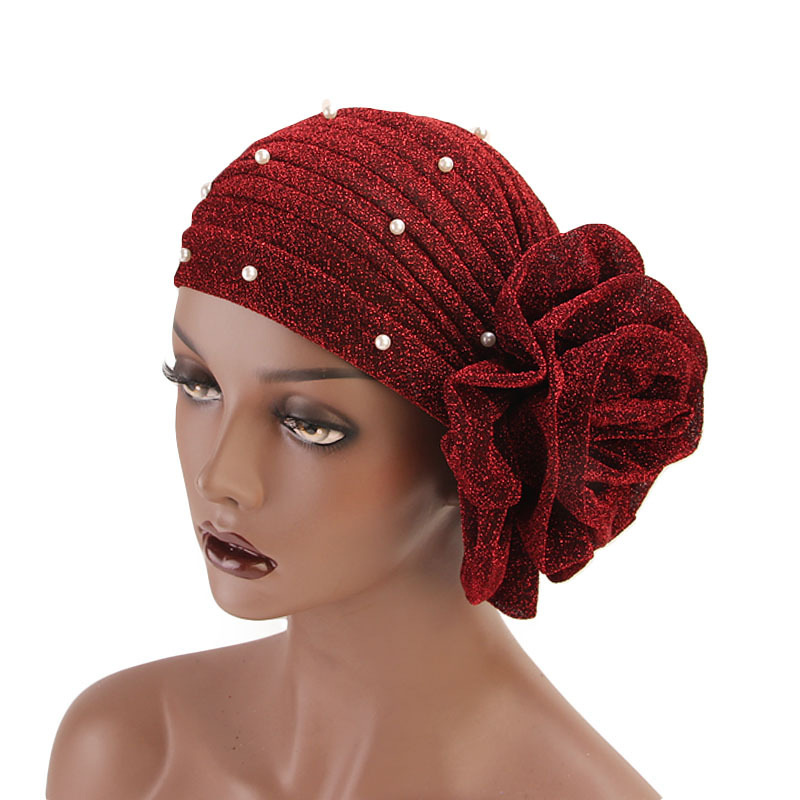 Verão beading flor turbante fe - Summer Clothing Hijab avaliação e preço