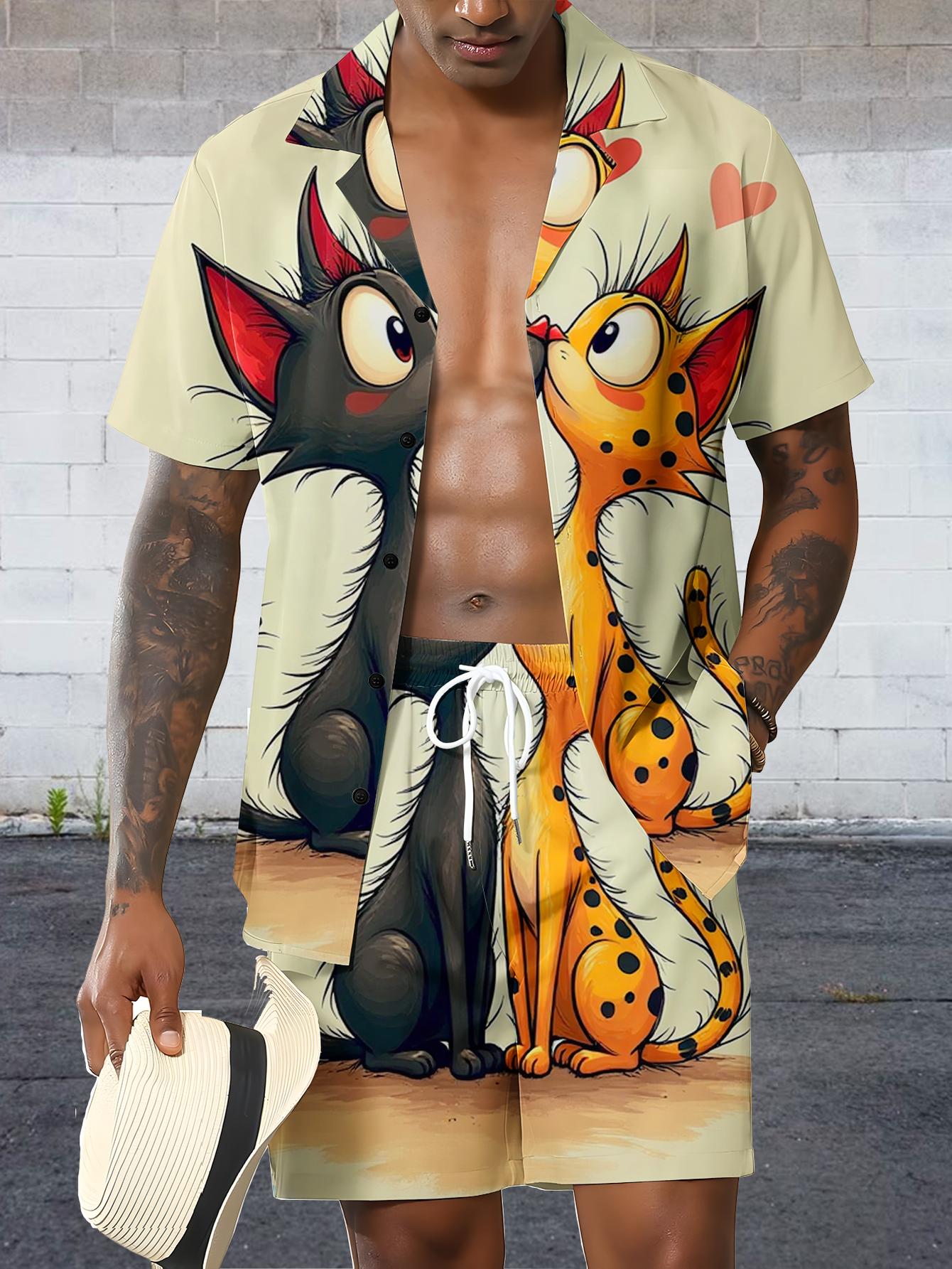 Conjuntos de Camisas Masculina - Summer Knit Clothing avaliação e preço