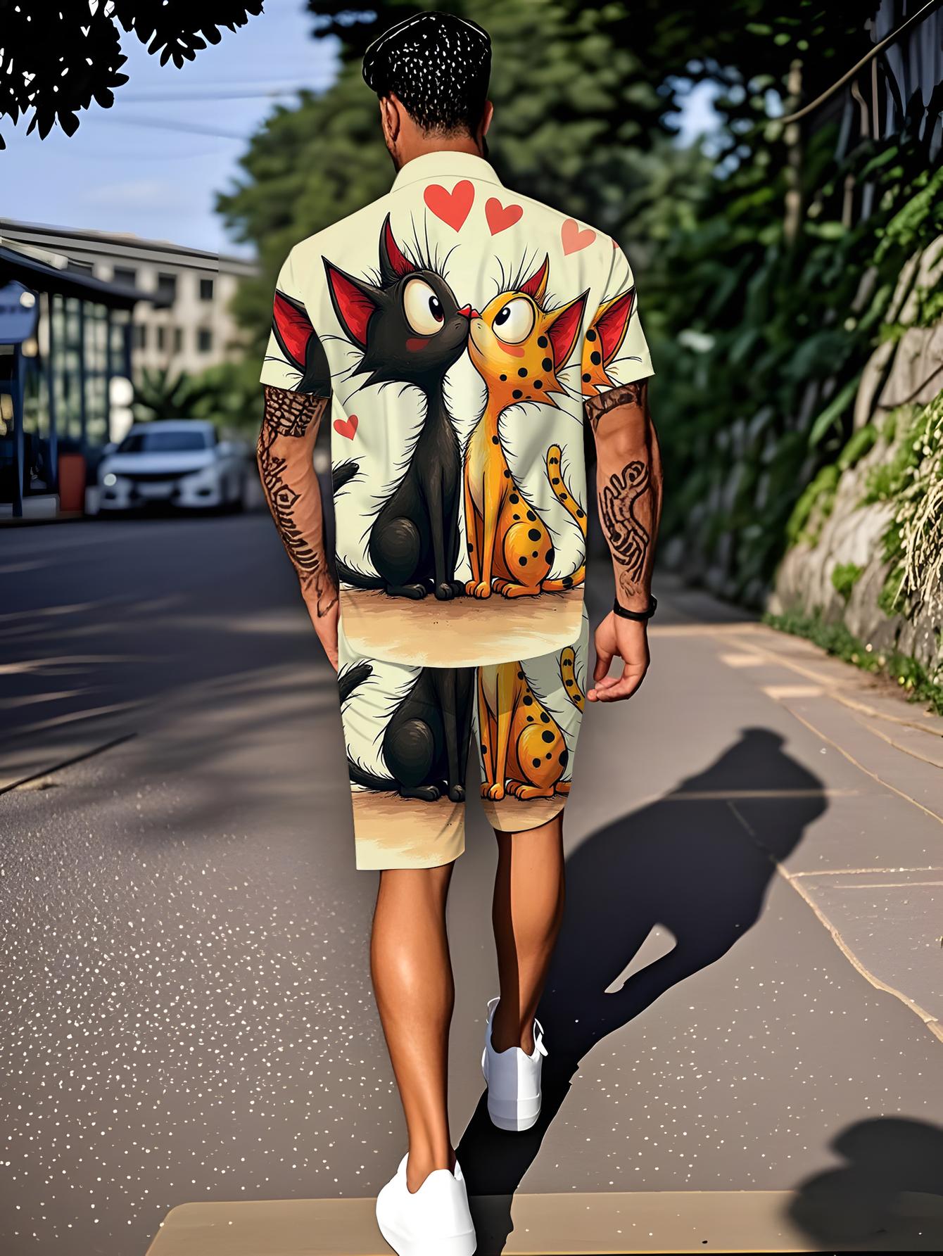 Conjuntos de Camisas Masculina - Summer Knit Clothing avaliação e preço