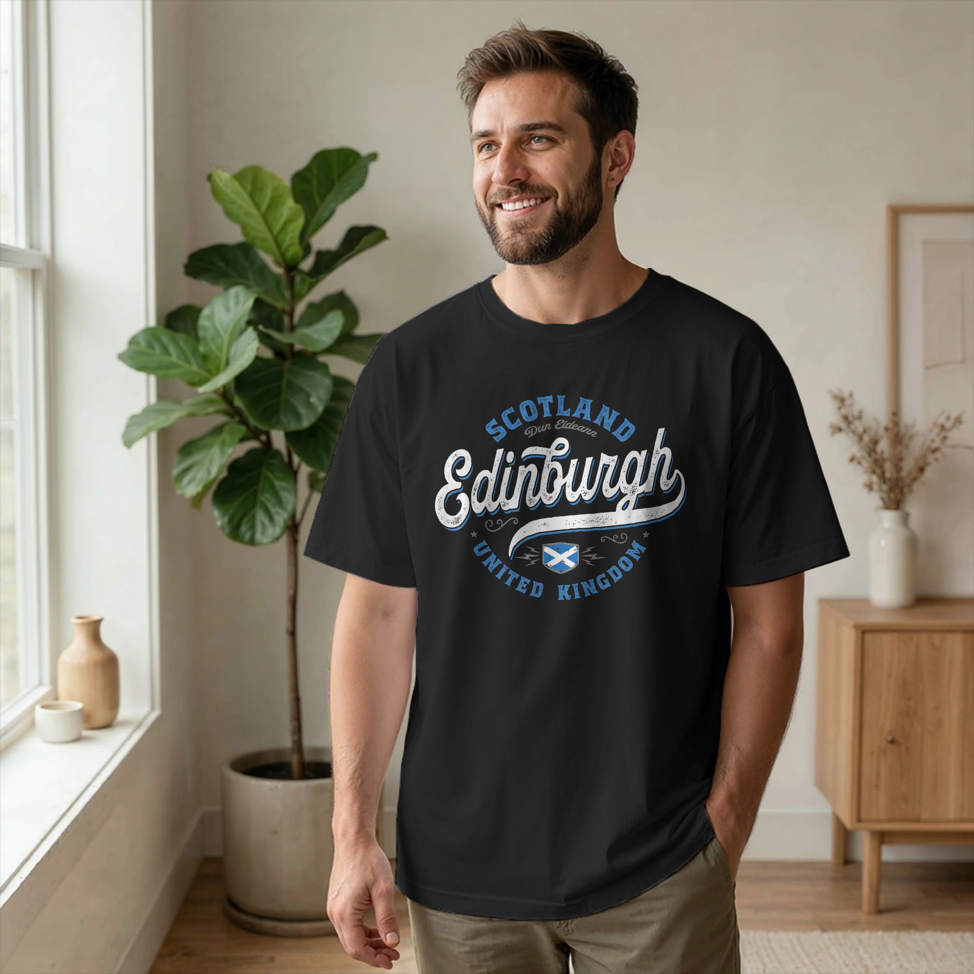 Camisetas masculinas de Edimbu - Summer Clothing Uk avaliação e preço