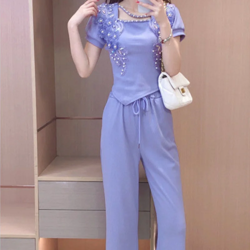 Perna larga senhoras calças ro - Summer Clothing Trends 2025 Women'S avaliação e preço